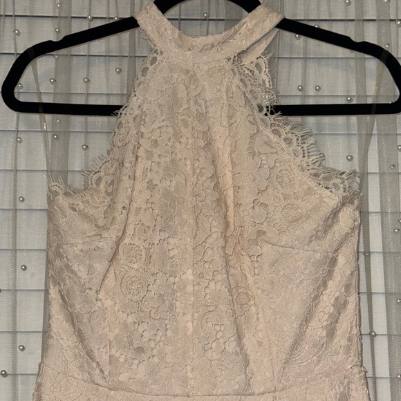 Lace Halter Romper - Picture 3 of 5